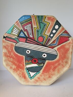 Cochiti Pueblo New Mexico Native American Handmade Ceremonial Drum